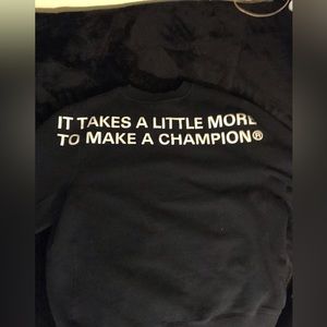 Limited edition Champion sweater
